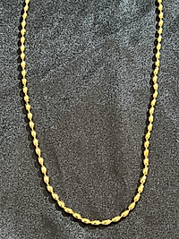 Arpa taneli Gold zincir kolye