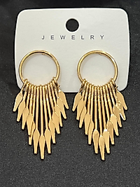 Gold sallantılı küpe