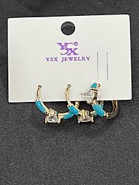 Xuping üçlü set küpe