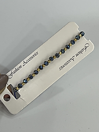 Koyu mavi boncuklu bileklik