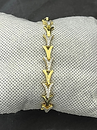 Taşlı gold Xuping bileklik