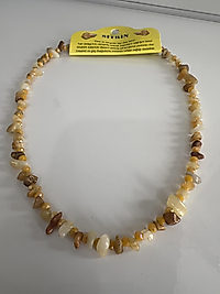 Doğal sitrin taş kolye modeli