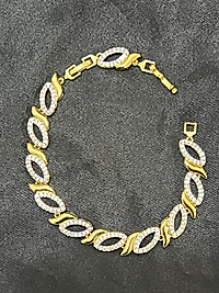 Taşlı badem model xuping bileklik