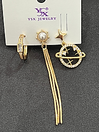 Üçlü xuping küpe set