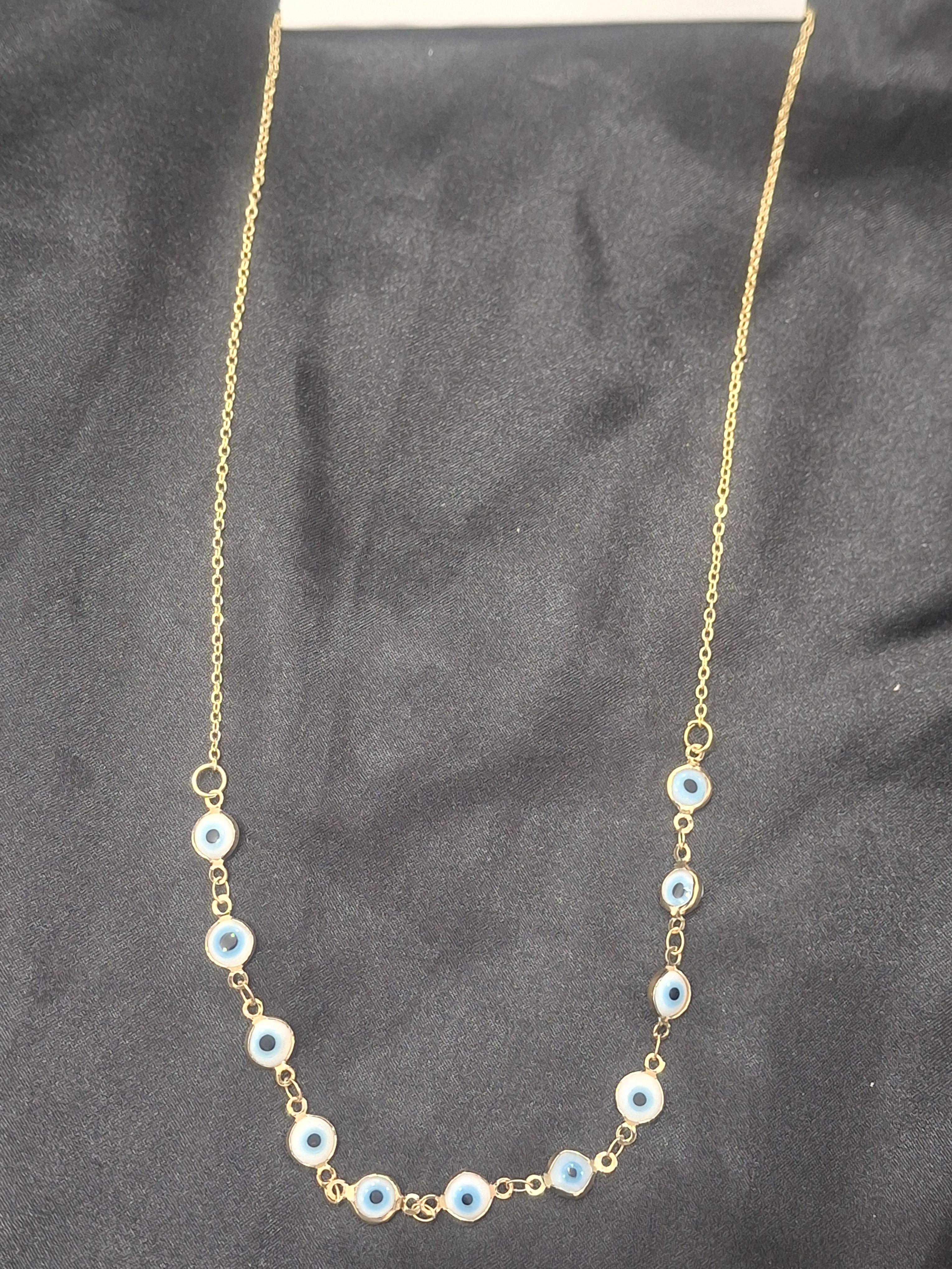 Nazar boncuklu kolye