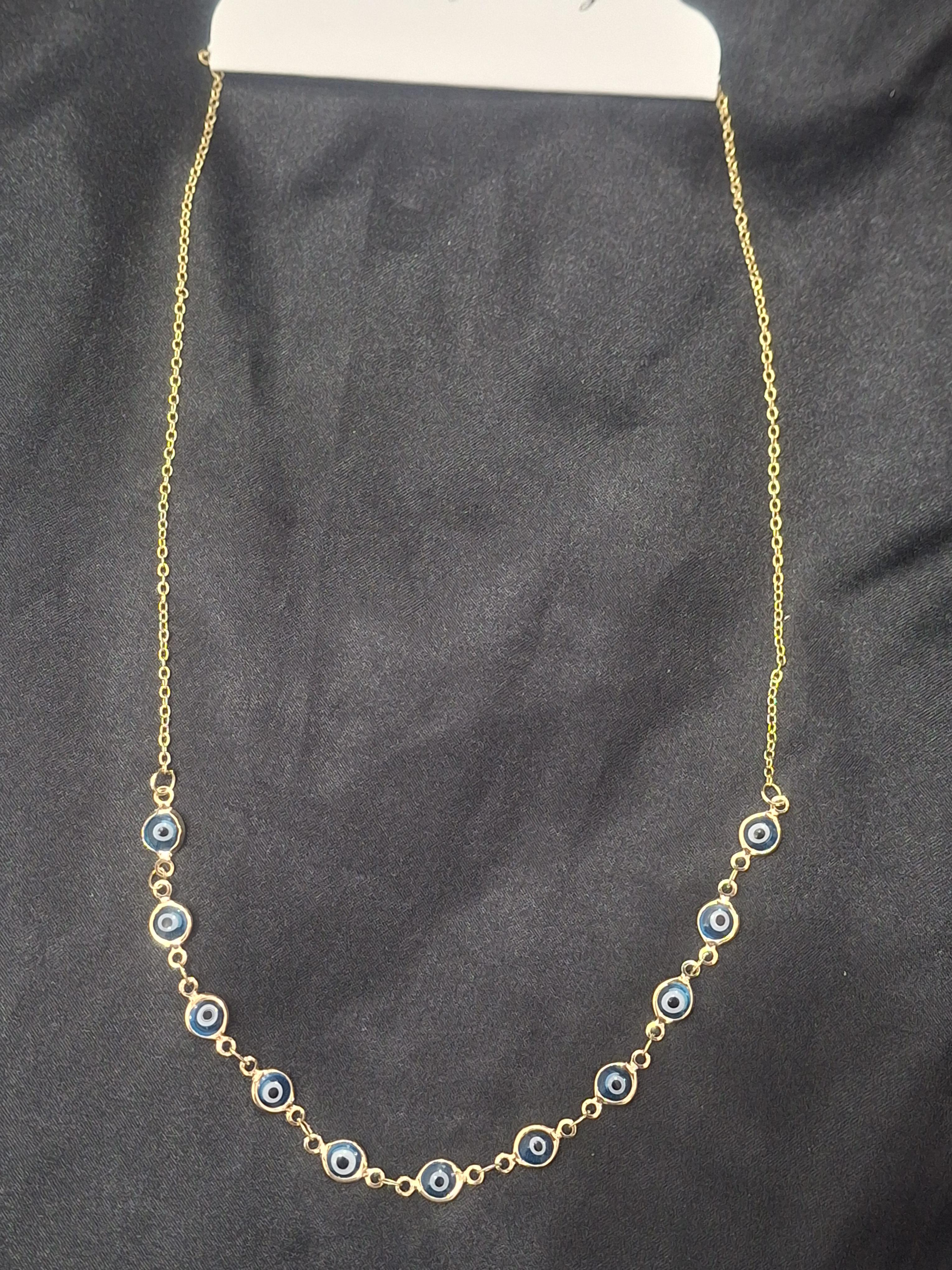 Nazar boncuklu kolye