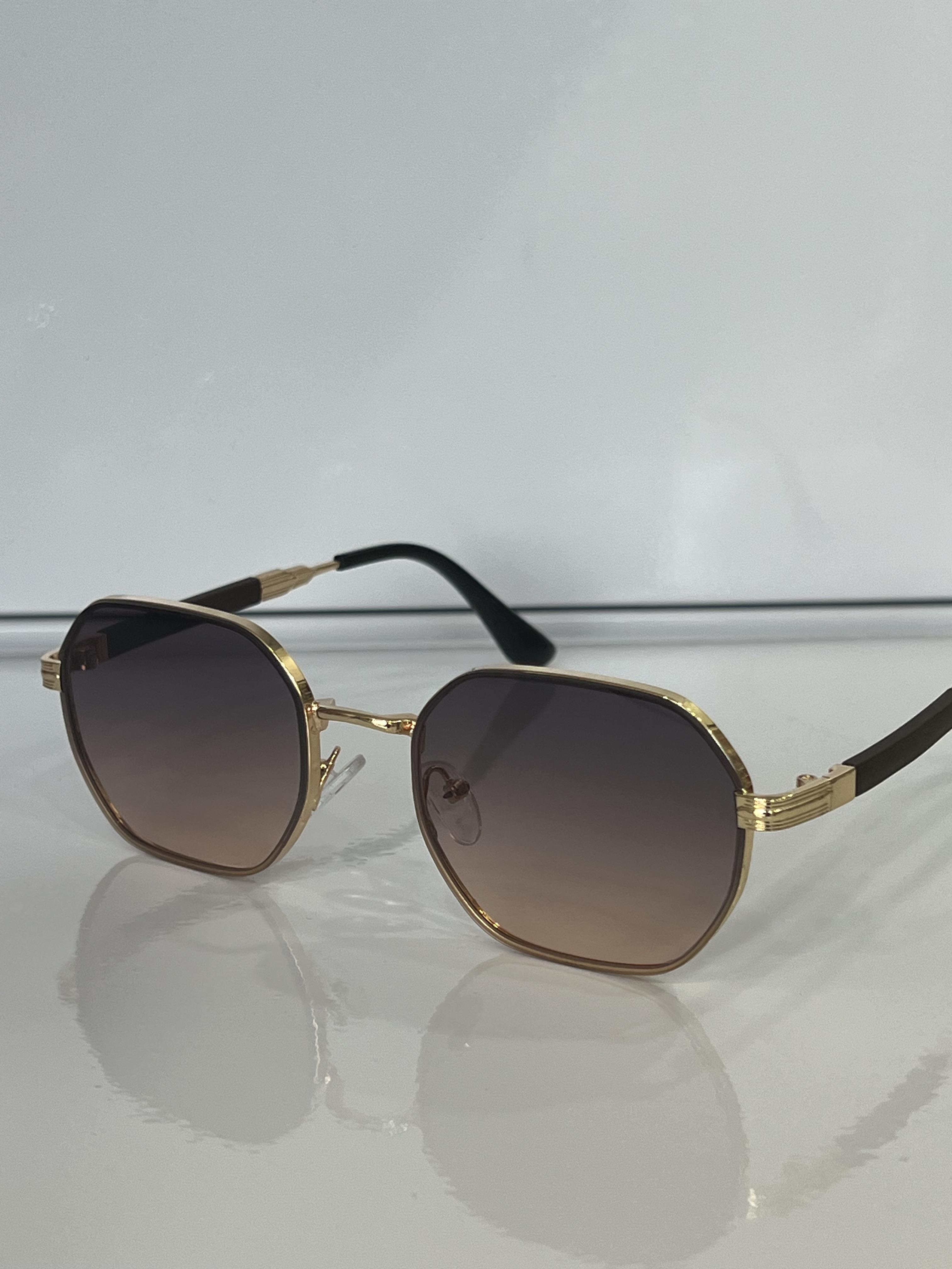 Gold detay kadın güneş gözlüğü