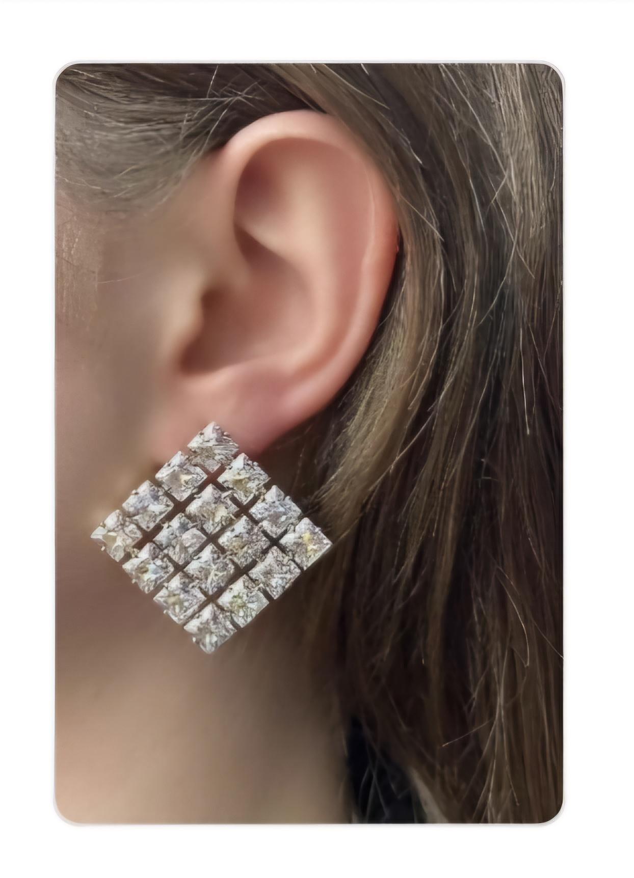 Zirkon taşlı abiye Vip model küpe