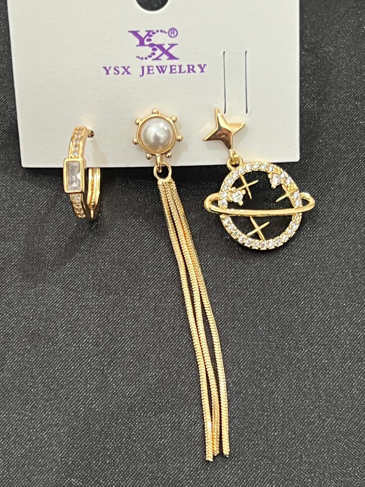 Üçlü xuping küpe set