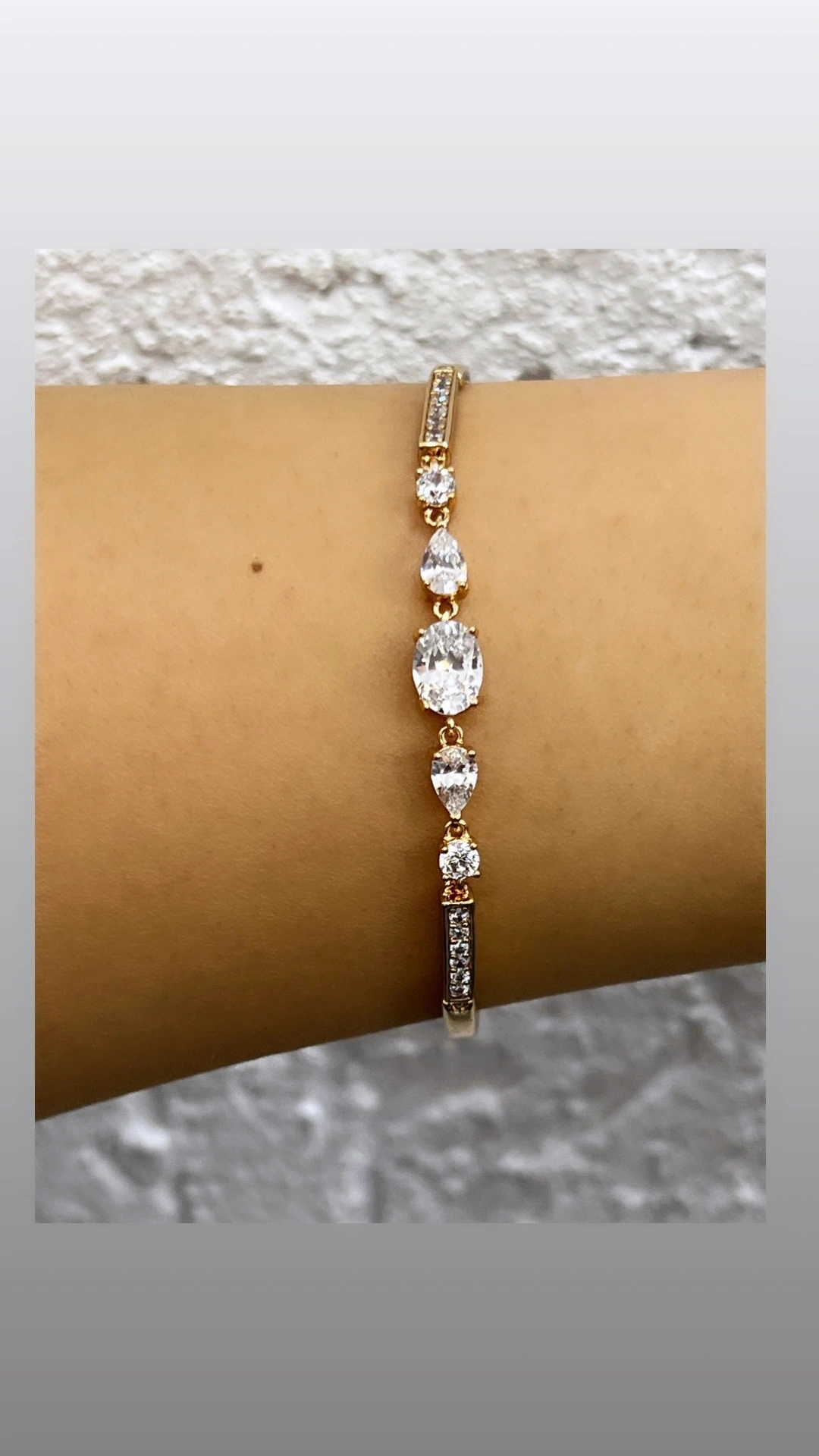 Taşlı xuping bileklik